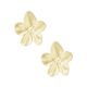 boucles d’oreilles fleur en acier inoxydable doré, modèle Alina